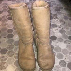 Tan tall UGGs